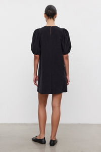 Velvet - Cathy - Cotton Corduroy Dress in Black