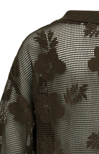 YAYA - Crochet Jacket with Floral Pattern