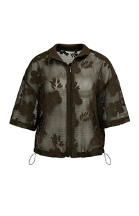 YAYA - Crochet Jacket with Floral Pattern