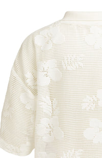 YAYA - Crochet Jacket with Floral Pattern