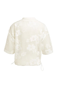 YAYA - Crochet Jacket with Floral Pattern