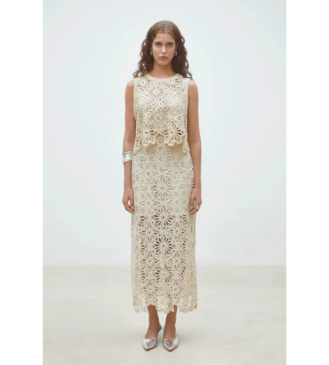 Suncoo - Fanny Skirt in Beige