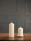 ZOET Studio - Large Ribbed Pillar Candle