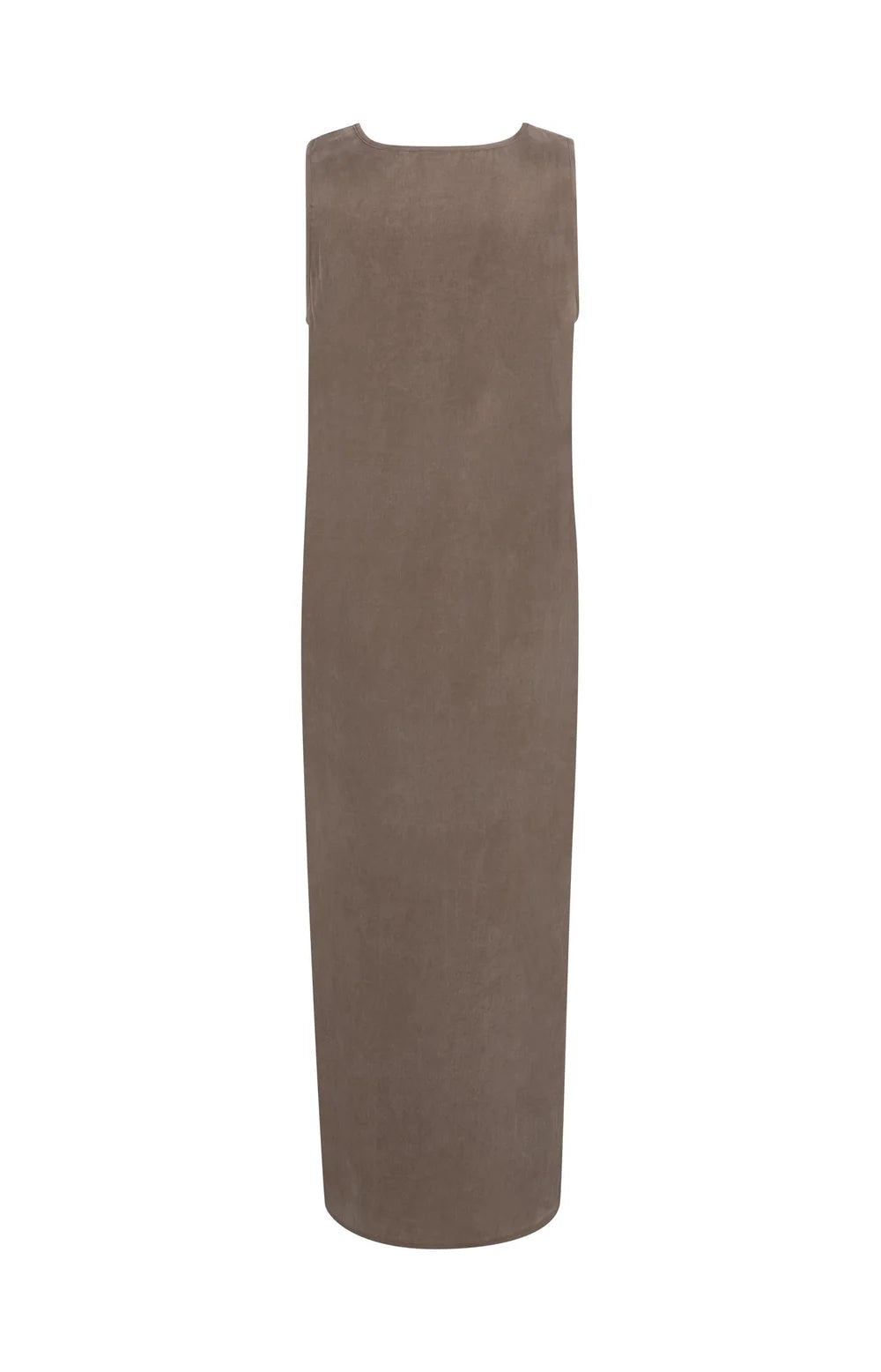 YAYA - Dress with Crinkle Texture in Washed Brown