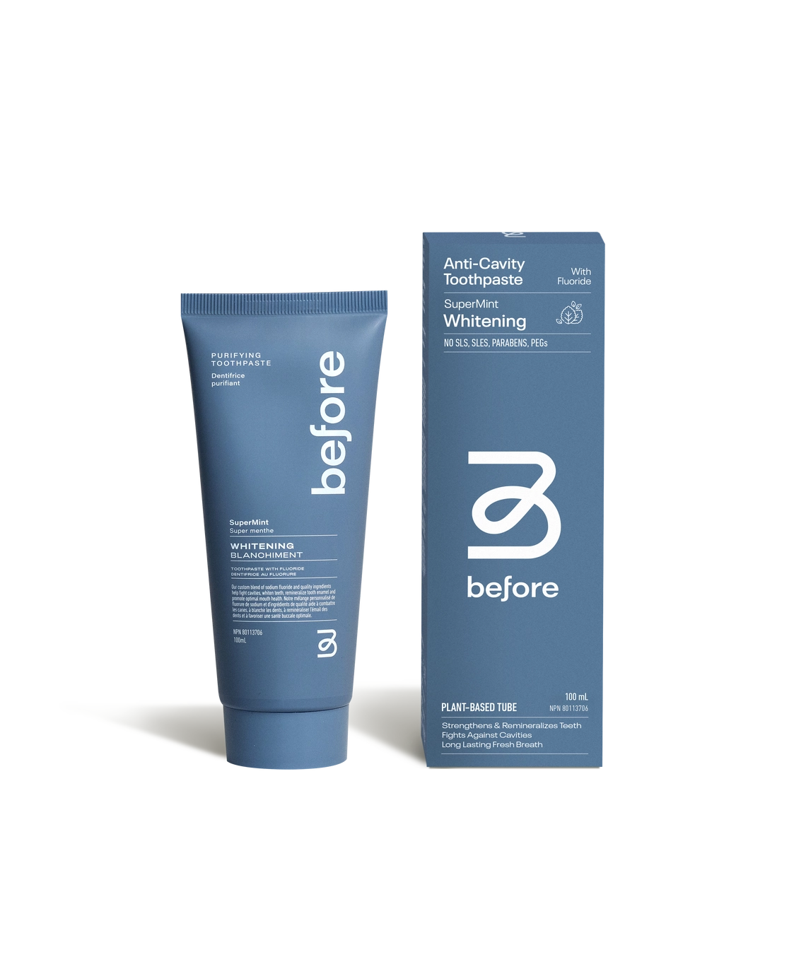 Before Oral Care - Whitening Anti-Cavity Supermint Toothpaste