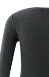YAYA - Light Structured Knitted Top in Oyster Black