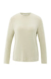 YAYA - Heavyweight Jersey Top in Almond Milk Beige