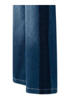 YAYA - High Waist Jeans with Tape Detail in Dark Blue Denim