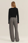 Velvet - Braylen - Dual Gauze Pant in Houndstooth