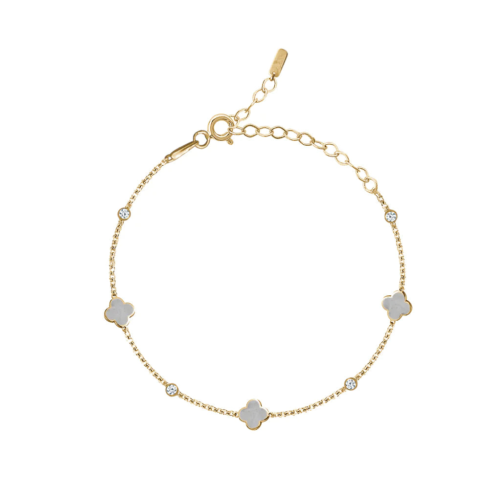 LimLim Accessories - Clover Enamel Bracelet