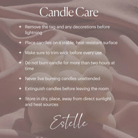 Estelle Studio - Bubble Pillar Candle in Cream