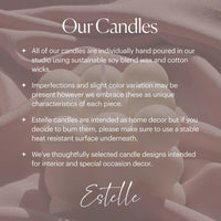 Estelle Studio - Bubble Pillar Candle in Cream