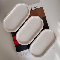 Estelle Studio - Oval Trinket Tray in Cream