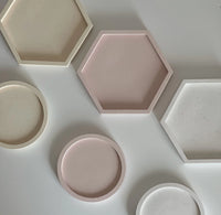 Estelle Studio - Small Round Trinket Tray in Nude