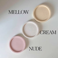 Estelle Studio - Small Round Trinket Tray in Nude