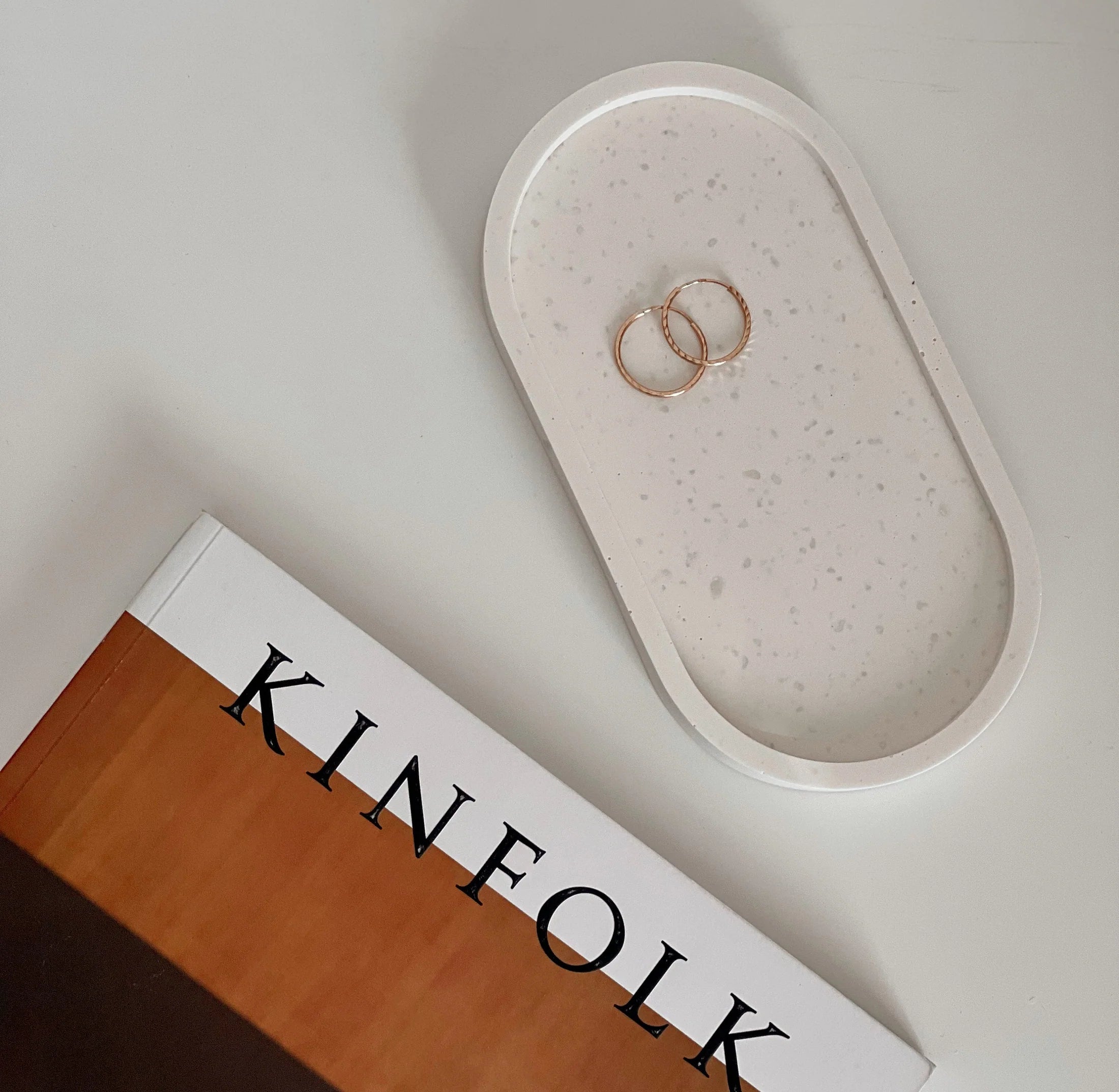 Estelle Studio - Oval Trinket Tray in Cream