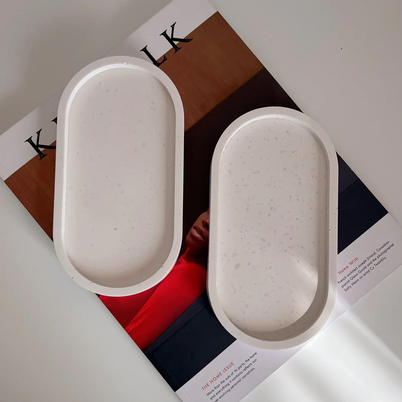 Estelle Studio - Oval Trinket Tray in Cream