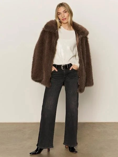 Sanctuary - Sparkle Together Sweater Top in Chalk