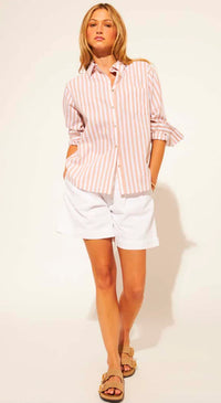John + Jenn - Julio - Striped Button Up Shirt
