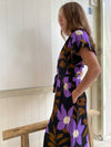 Velvet - Francine - Printed Satin Dress in Fiji
