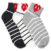 LimLim Accessories - Short Looking Heart Socks