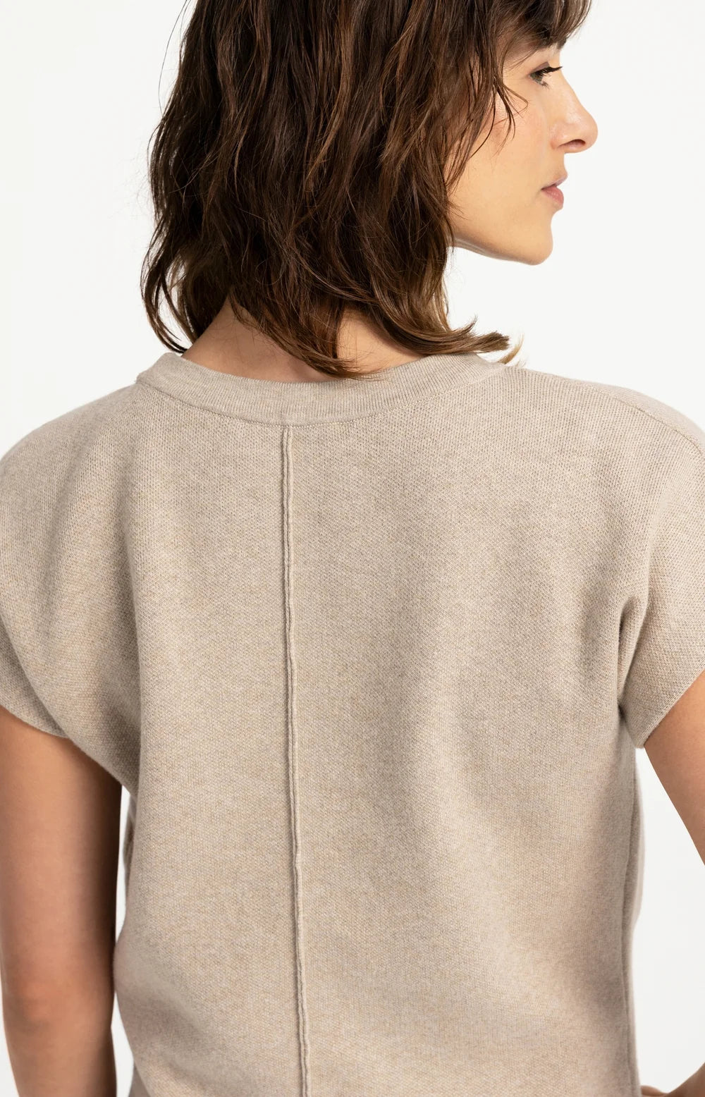 YAYA - Jacquard Sleeveless Sweater - Pure Cashmere