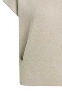 YAYA - Jacquard Sleeveless Sweater - Pure Cashmere