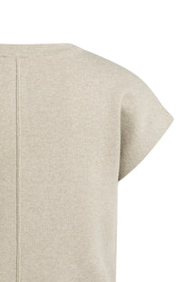 YAYA - Jacquard Sleeveless Sweater - Pure Cashmere