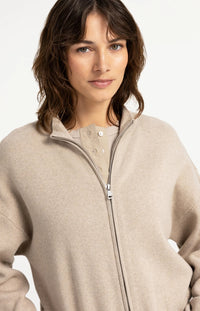 YAYA - Jacquard Cardigan Long Sleeve - Pure Cashmere