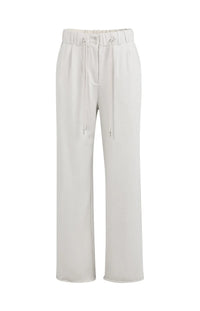 YAYA - Jersey Wide Leg Trousers in Temple Grey