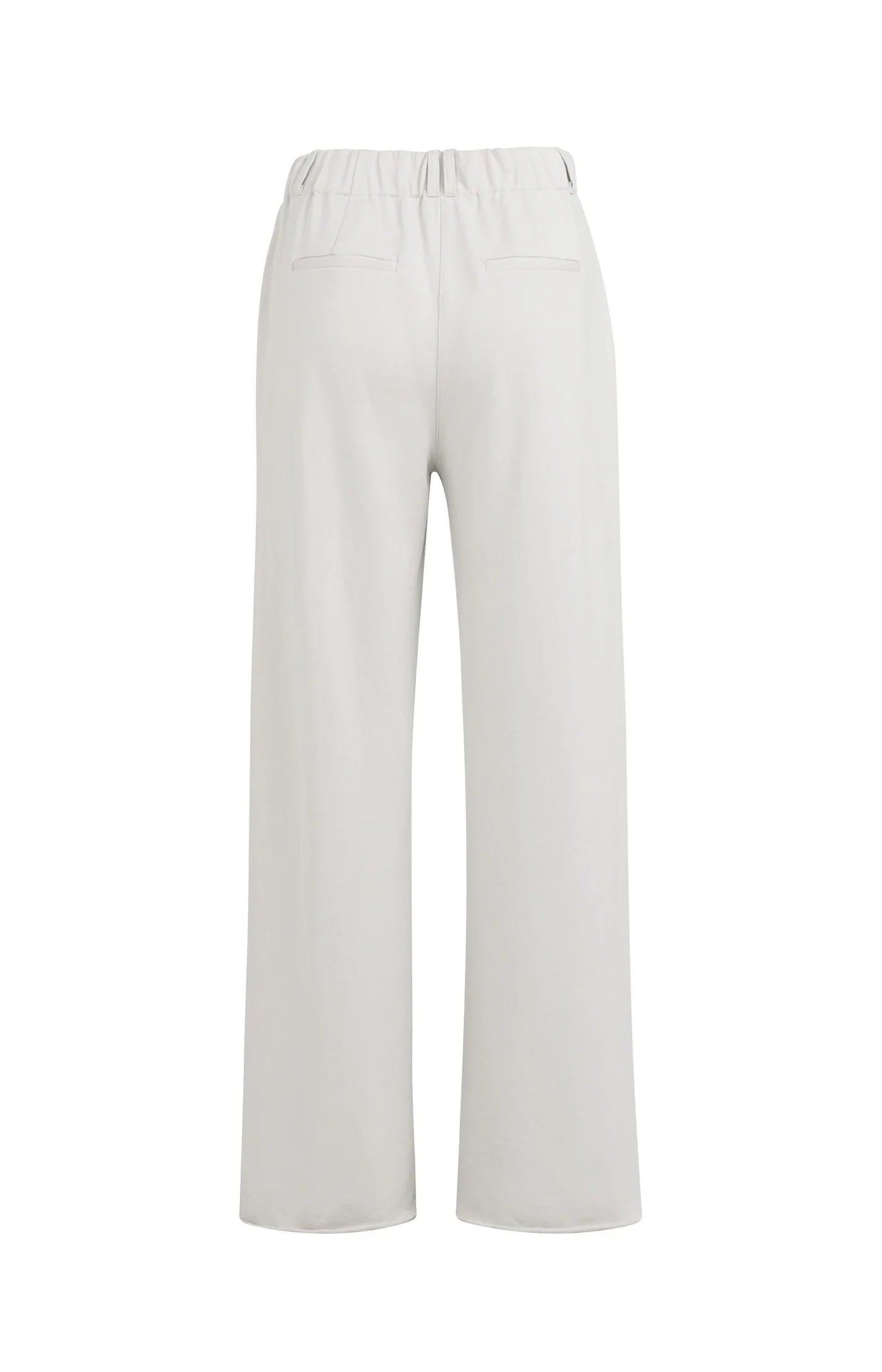YAYA - Jersey Wide Leg Trousers in Temple Grey