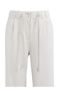 YAYA - Jersey Wide Leg Trousers in Temple Grey