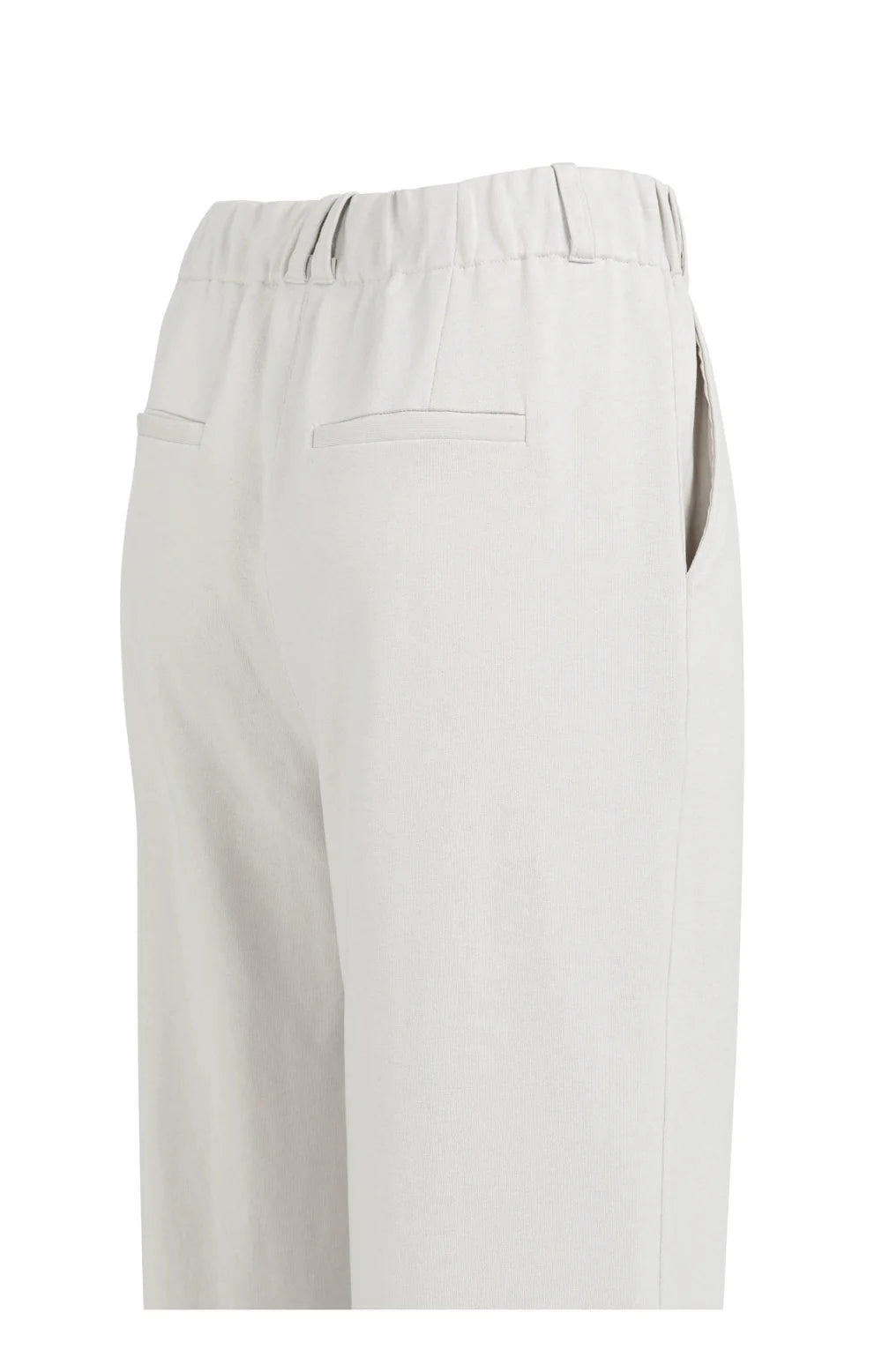 YAYA - Jersey Wide Leg Trousers in Temple Grey