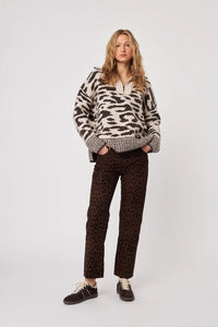 John + Jenn - Stirling Sweater in Animal Kingdom