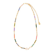 Clare V. - Le Stripe Pearl Necklace