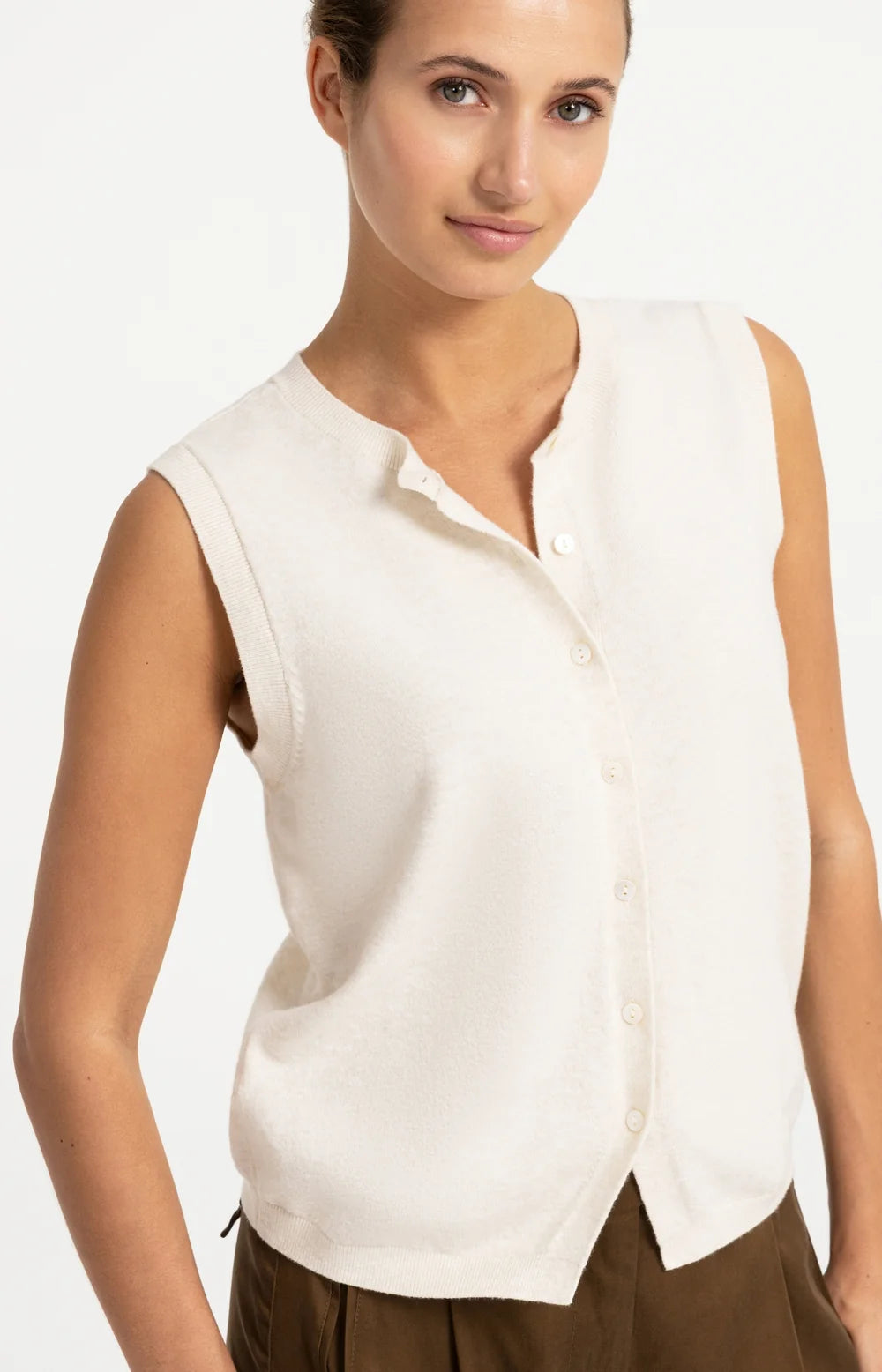 YAYA - Knitted Spencer with buttons