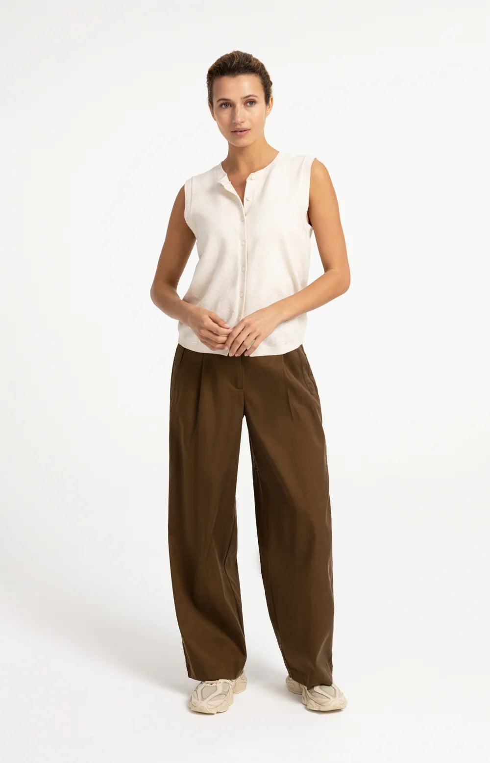 YAYA - Knitted Spencer with buttons