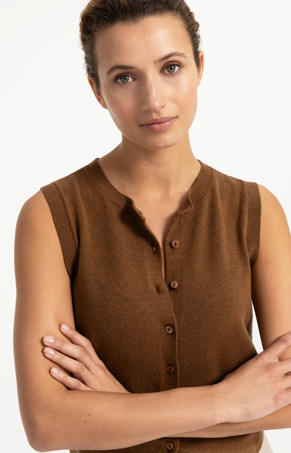 YAYA - Knitted Spencer with buttons