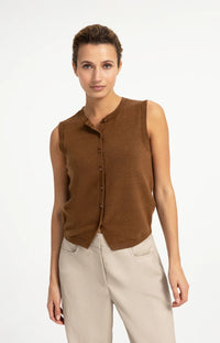 YAYA - Knitted Spencer with buttons