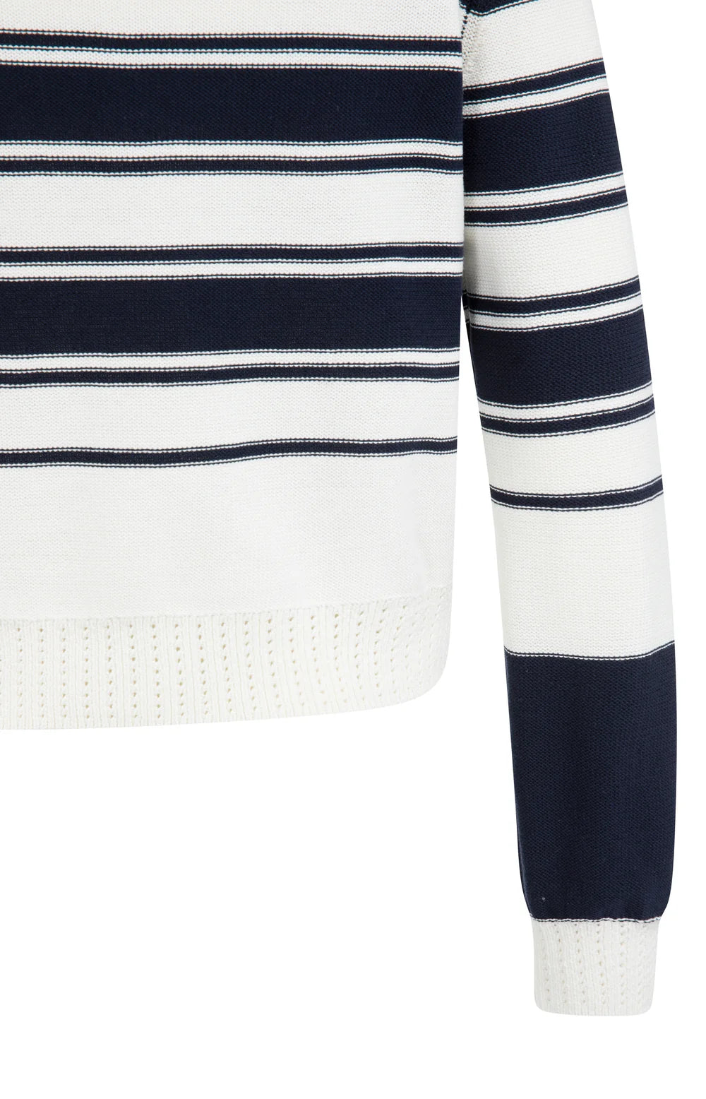 YAYA - Stripe Sweater in Navy Blazer Blue