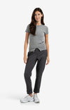 YAYA - Short Sleeve Knit Top - Medium Grey