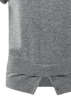YAYA - Short Sleeve Knit Top - Medium Grey