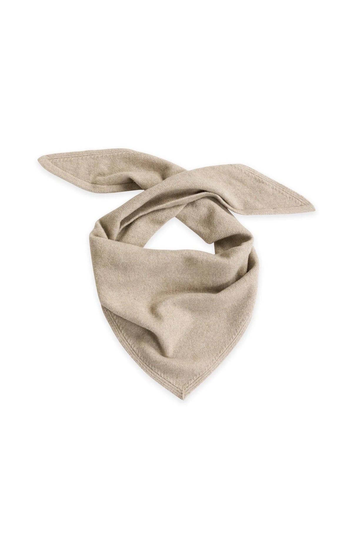 YAYA - Knitted Triangle Scarf