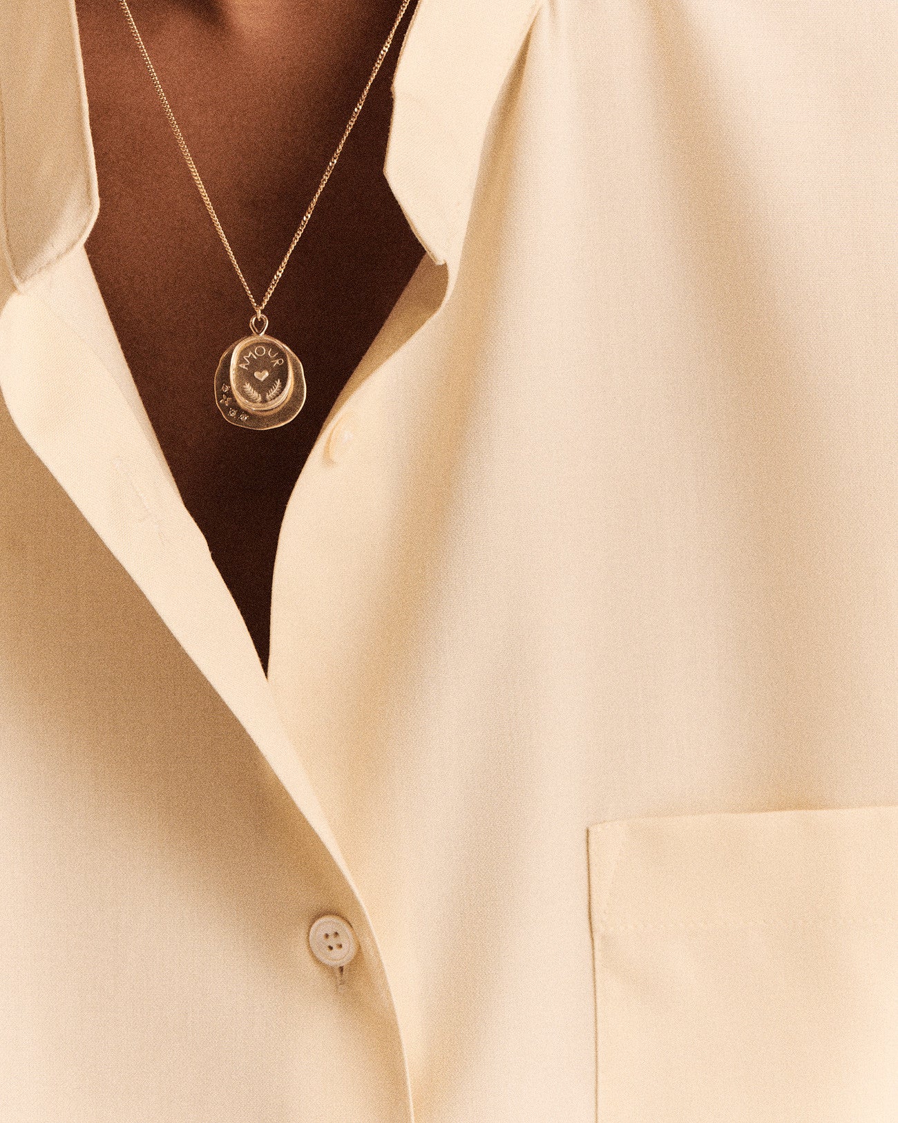 Pascale Monvoisin - L'AMOUR Silver Necklace