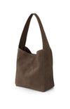 YAYA - Lea Large Leather Bag in Chocolat Brown