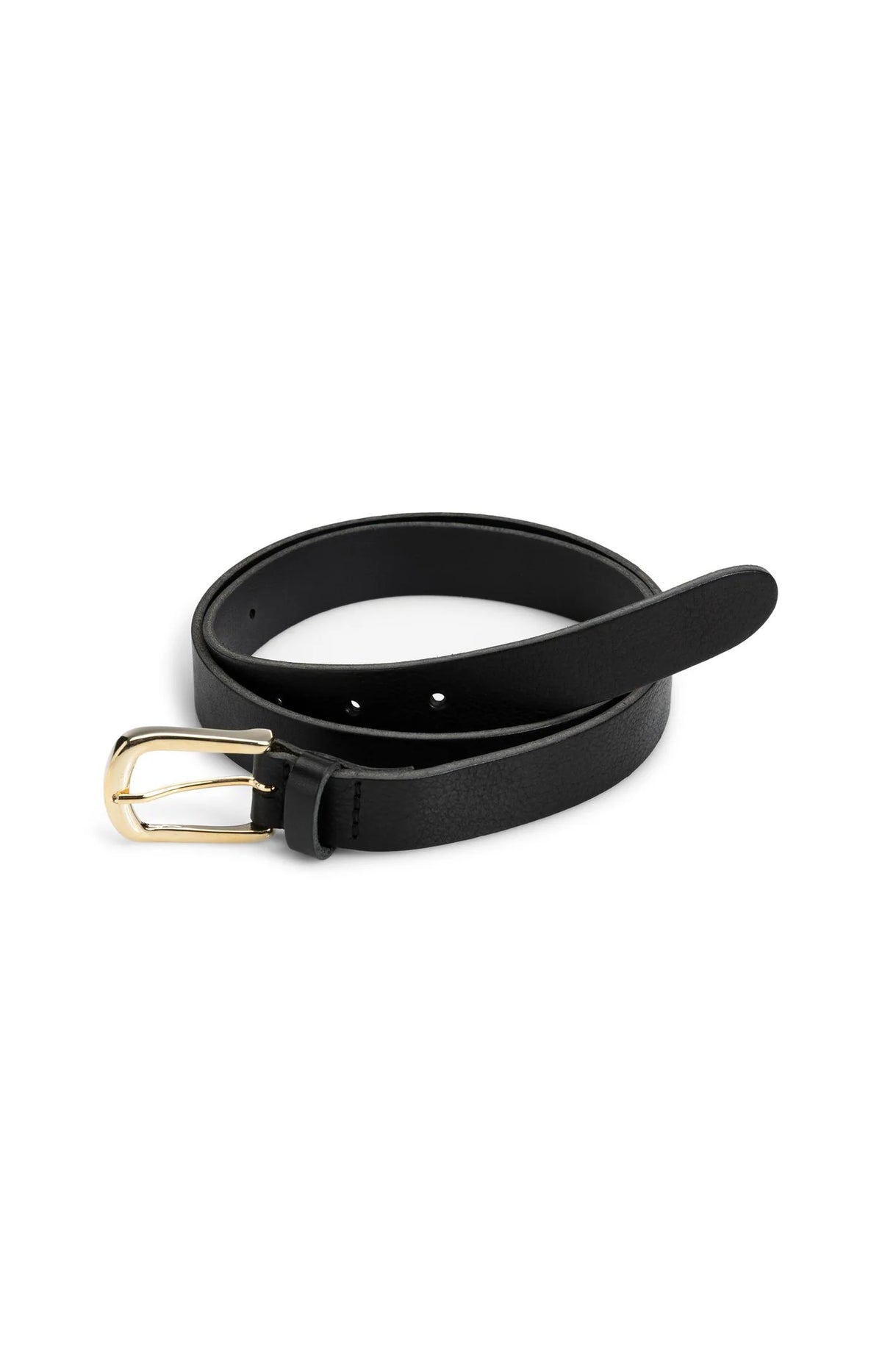YAYA - Classic Curved Buckle Leather Belt