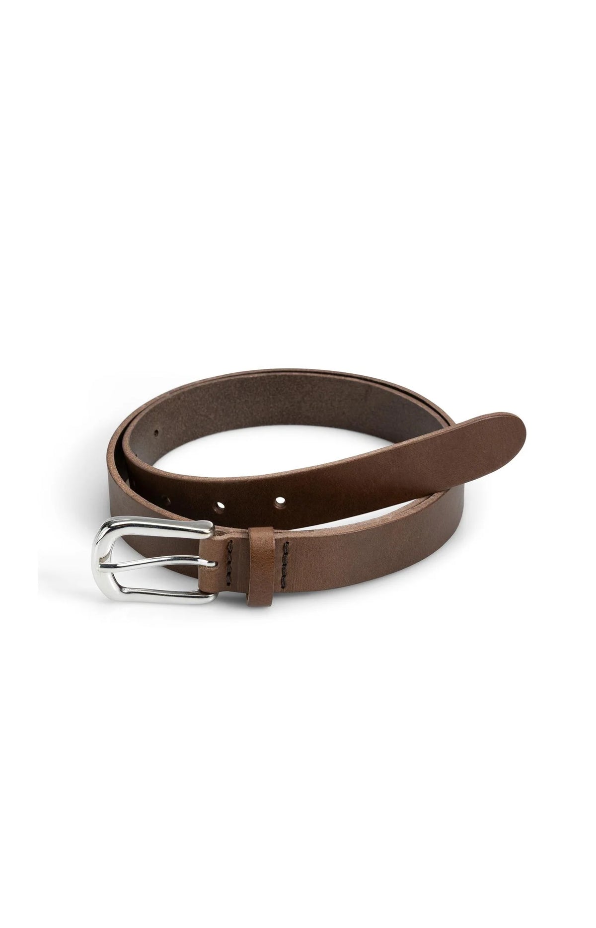 YAYA - Classic Curved Buckle Leather Belt
