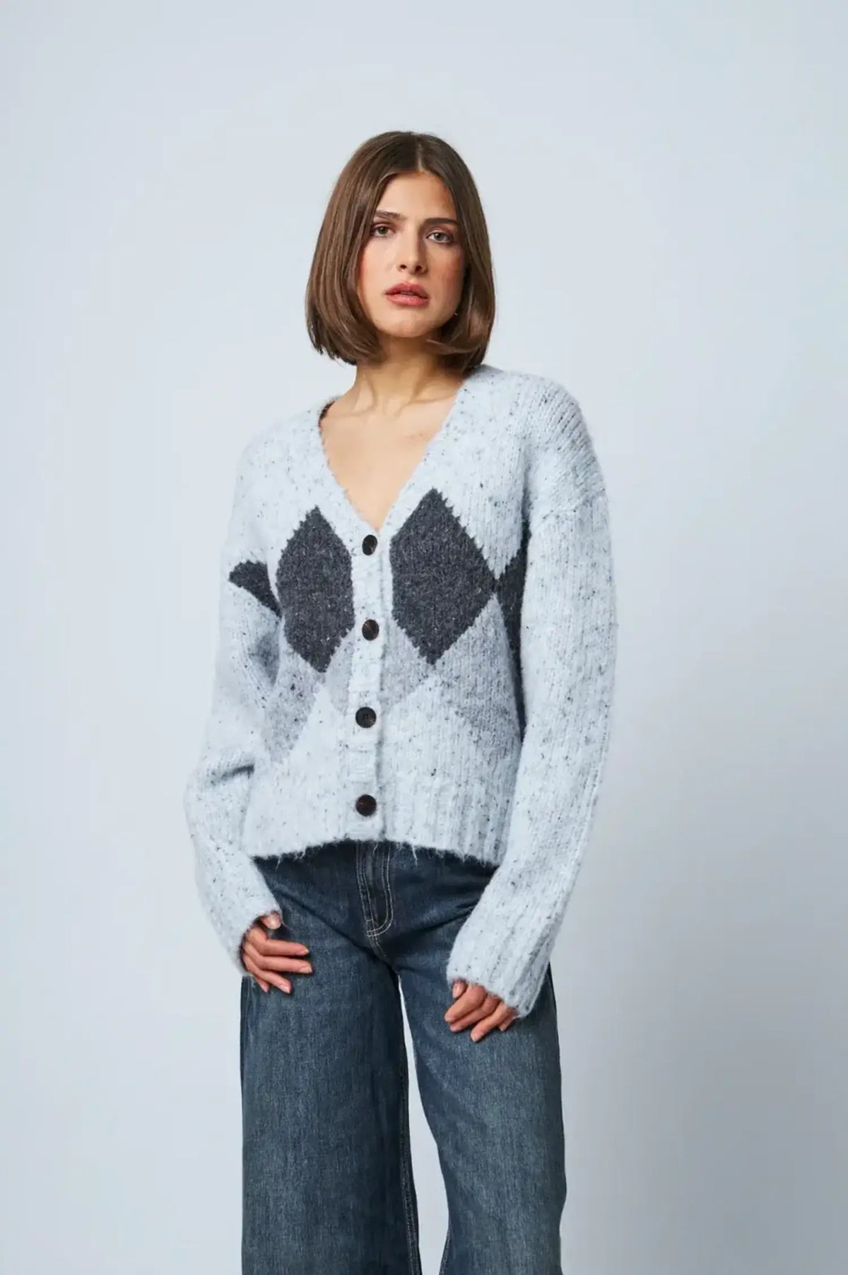 LINE Knitwear - Etta - Cloudy Argile