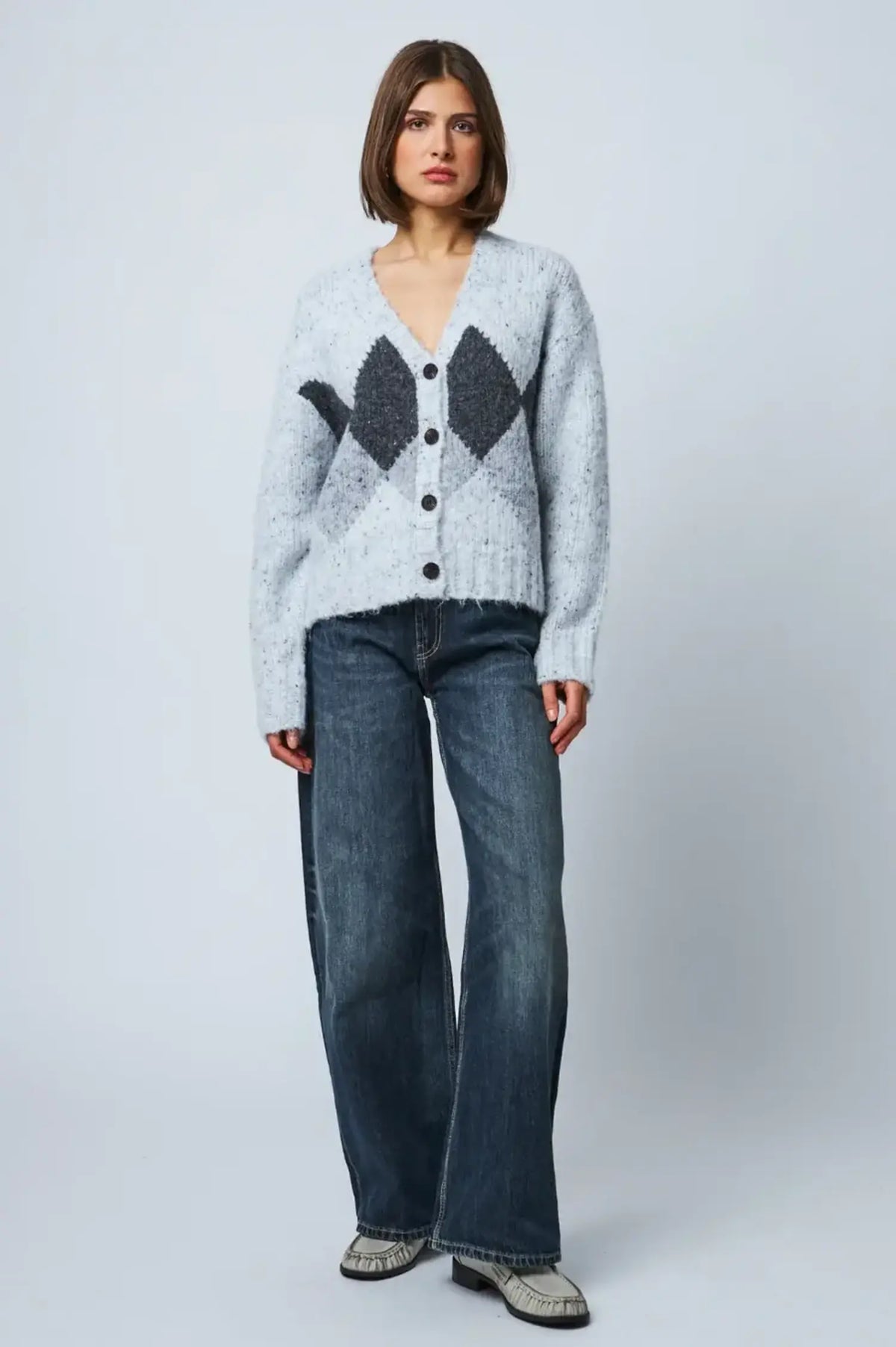 LINE Knitwear - Etta - Cloudy Argile