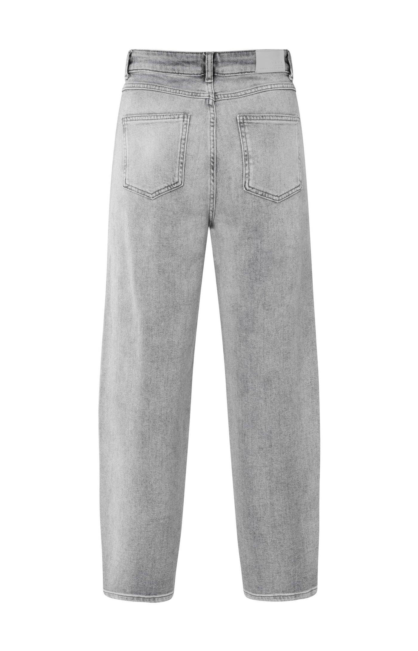   Jeans スタジャン グレー/ホワイト YAYA - Loose fit High Waist Jeans in Light Grey – Bernstein & Gold